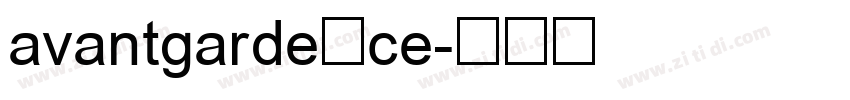 avantgarde ce字体转换